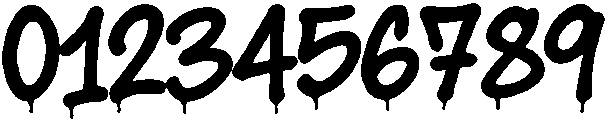 Death Subway Drip otf (400) Font OTHER CHARS
