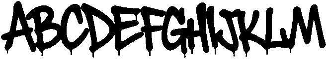 Death Subway Drip otf (400) FONT