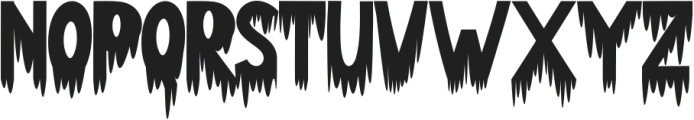 Death Zombie ttf (400) Font UPPERCASE