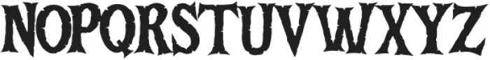 DeathBones-Regular otf (400) Font LOWERCASE