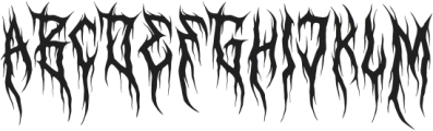 Deathcore otf (400) FONT