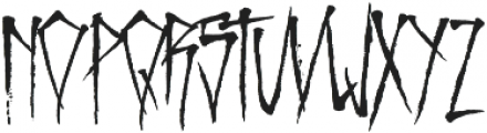 Deathgrin ttf (400) Font LOWERCASE