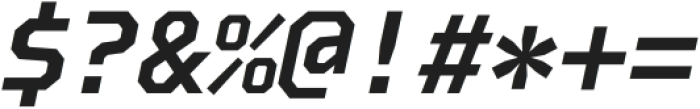 Debugger Bold Italic otf (700) Font OTHER CHARS