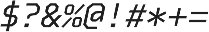Debugger Italic otf (400) Font OTHER CHARS