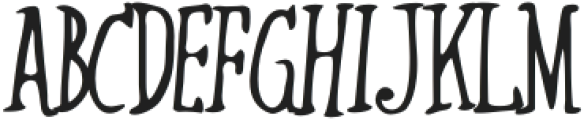 Decay Display Regular otf (400) Font UPPERCASE