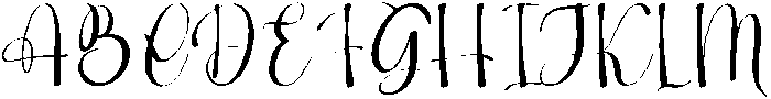 December Celebrate Regular otf (400) Font UPPERCASE