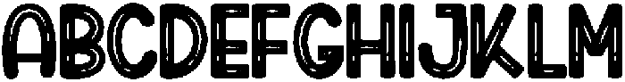 December Christmas Regular otf (400) Font UPPERCASE