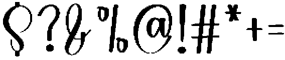 December The Best Regular otf (400) Font OTHER CHARS