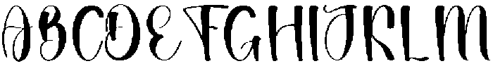 December The Best Regular otf (400) Font UPPERCASE