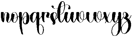 December The Best Regular otf (400) Font LOWERCASE