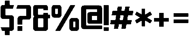 Decepticon otf (400) Font OTHER CHARS