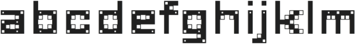 Deception Blocks otf (400) Font LOWERCASE