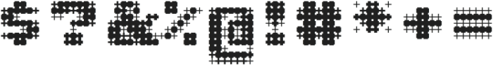 Deception Plusses Bold otf (700) Font OTHER CHARS