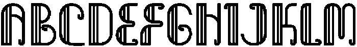 Deco Frame otf (400) Font UPPERCASE