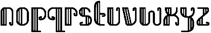 Deco Frame otf (400) Font LOWERCASE