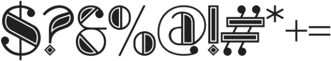 Deco Majesty Regular otf (400) Font OTHER CHARS