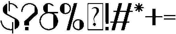 Decogaze otf (400) Font OTHER CHARS