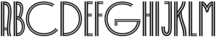 Decola Regular otf (400) Font UPPERCASE