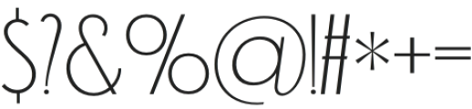 Decondol Light otf (300) Font OTHER CHARS