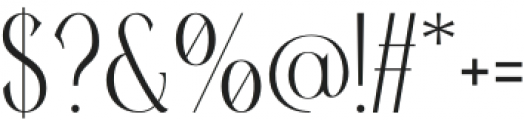 Decondor ExtraLight otf (200) Font OTHER CHARS