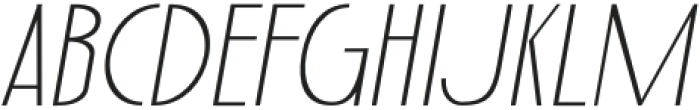 Decophile Light Italic otf (300) Font UPPERCASE