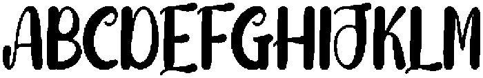 Decor Cake Regular otf (400) Font UPPERCASE