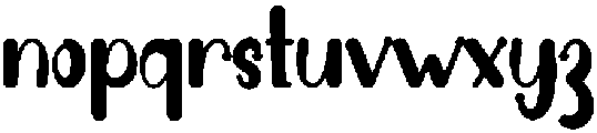Decor Cake Regular otf (400) Font LOWERCASE