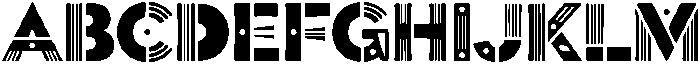 Decora Regular otf (400) Font UPPERCASE