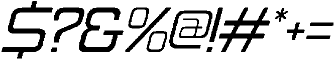 Decorative Aesthetic ExtraLight Italic otf (200) Font OTHER CHARS