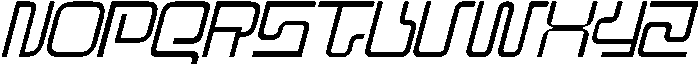 Decorative Aesthetic ExtraLight Italic otf (200) Font UPPERCASE
