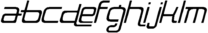 Decorative Aesthetic ExtraLight Italic otf (200) Font LOWERCASE