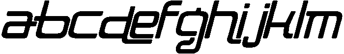 Decorative Aesthetic Regular Italic otf (400) Font LOWERCASE