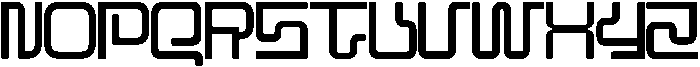 Decorative Aesthetic Regular otf (400) Font UPPERCASE