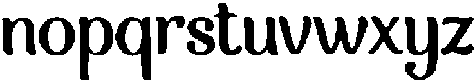 Decorative Bubble Regular otf (400) Font LOWERCASE