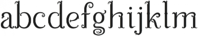 Decorus Font Regular otf (400) Font LOWERCASE