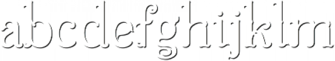 Decorus Font Shadow otf (400) Font LOWERCASE