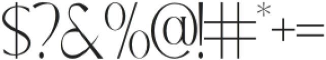 Decorya-Regular otf (400) Font OTHER CHARS
