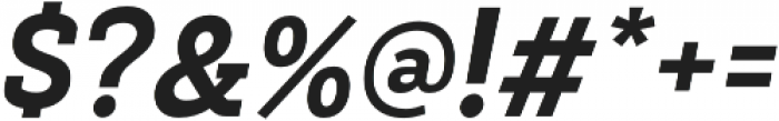 Decour Black Italic otf (900) Font OTHER CHARS
