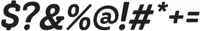 Decour Soft Black Italic otf (900) Font OTHER CHARS