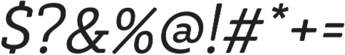 Decour Soft Regular Italic otf (400) Font OTHER CHARS