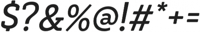 Decour Soft Semibold Italic otf (600) Font OTHER CHARS