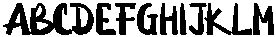 Decrafs Regular otf (400) Font UPPERCASE