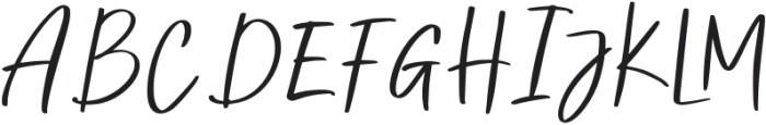 Dedaily Signature Regular otf (400) Font UPPERCASE