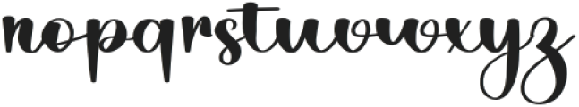 Deddy Autography Regular otf (400) Font LOWERCASE