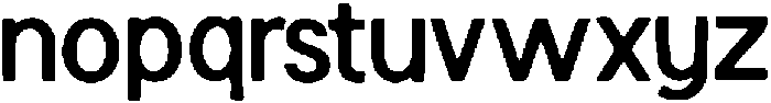 Dedo ttf (400) Font LOWERCASE