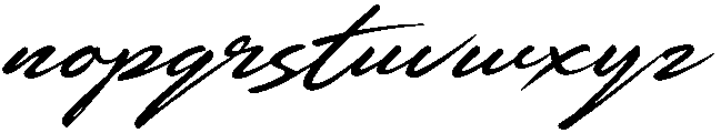 Deep Regular otf (400) Font LOWERCASE