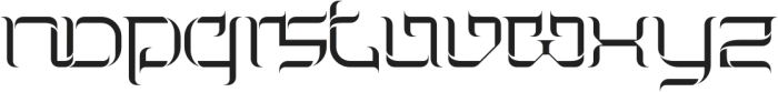 Deeply Bonding Regular otf (400) Font LOWERCASE