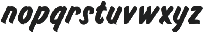 Deertail Brush Regular otf (400) Font LOWERCASE