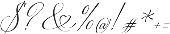 Defalliya Italic otf (400) Font OTHER CHARS