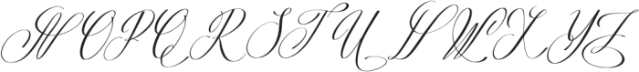 Defalliya Italic otf (400) Font UPPERCASE